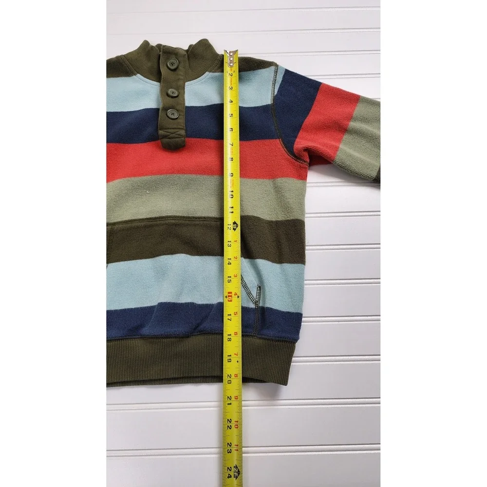 Gymboree‎ Kids Boys Size 8 Striped Mock Neck Pullover Casual Preppy